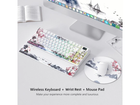 75% Wireless Mechanical Keyboard — Bluetooth Keyboard, Womier