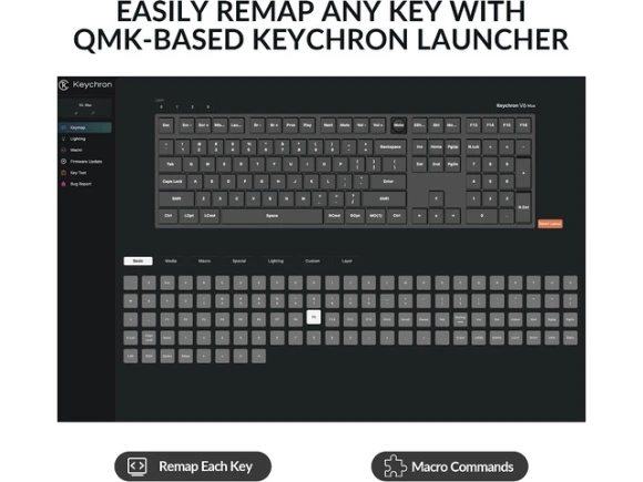 Wireless Custom Mechanical Keyboard — Bluetooth Keyboard, Keychron