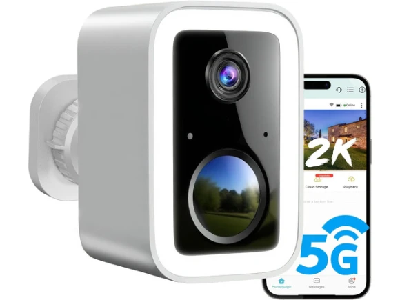 2K Wireless Outdoor Security Camera — Security Camera, Trisvision