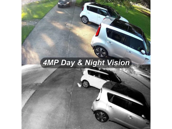 4 MP PoE IP Dome Security Camera with 2.8 mm Wide-Angle Lens — Security Camera, Anpviz