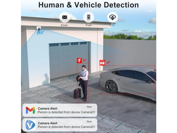 5MP IP Turret Camera — Security Camera, Anpviz