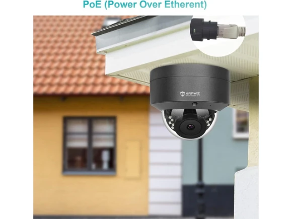 5MP Outdoor Vandal Dome PoE IP Security Camera — Security Camera, Anpviz