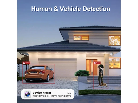 6MP Outdoor PoE Turret Surveillance Camera — Security Camera, Anpviz