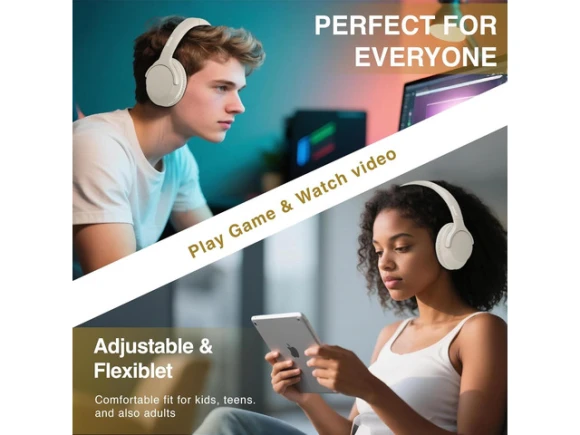 Bluetooth Over-Ear Headphones — Wireless Earbuds, MIDOLA