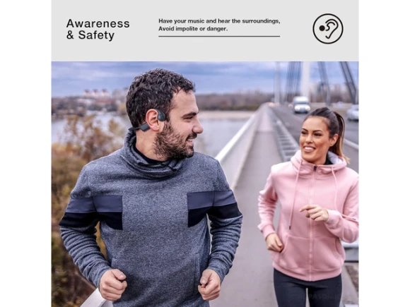 Bone-Conduction Headphones — Wireless Earbuds, Trisvision