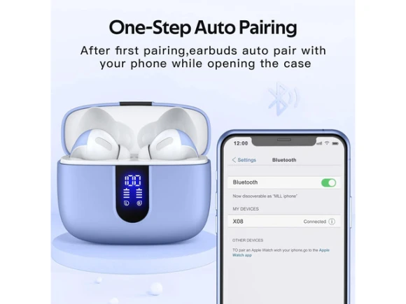 True Wireless Earbuds with Wireless Charging Case — Wireless Earbuds, TAGRY