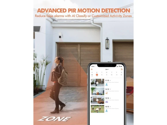 Wireless outdoor security camera, 2-pack — Security Camera, DZEES