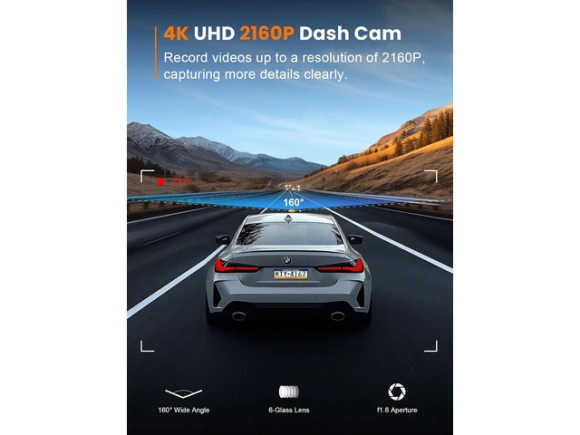 4K Dash Camera — Dash Cam, Trisvision