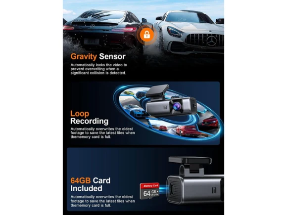 4K Dash Camera — Dash Cam, Trisvision