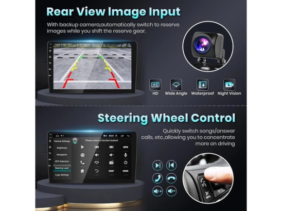 9-Inch Android Car Stereo for Toyota RAV4 (2003–2005) — Car Infotainment System, Podofo