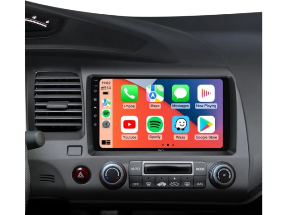 9-inch Car Stereo Radio for Honda Civic, 2006–2011 — Car Infotainment System, Trisvision