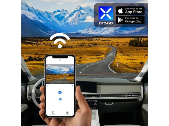 Dash Cam for Hyundai Santa Fe 2024–2026 with 128GB Card — Dash Cam, Fitcamx