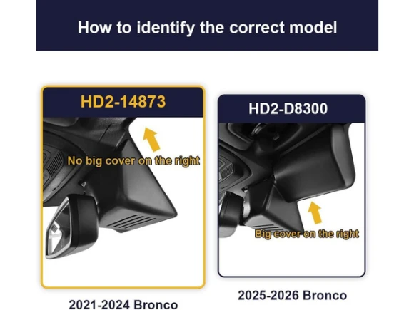 Dash Camera for Ford Bronco — Dash Cam, Fitcamx