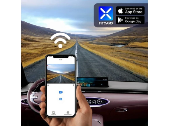 Dash Camera with 64GB Card for Genesis GV70 — Dash Cam, Fitcamx