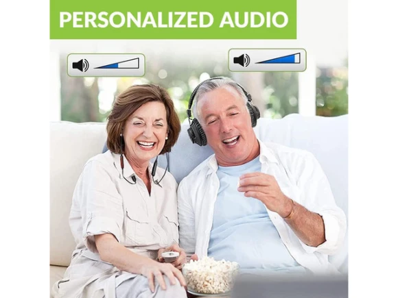 Dual Wireless Headphones and Earbuds Set for TV Watching — Wireless Earbuds, Avantree