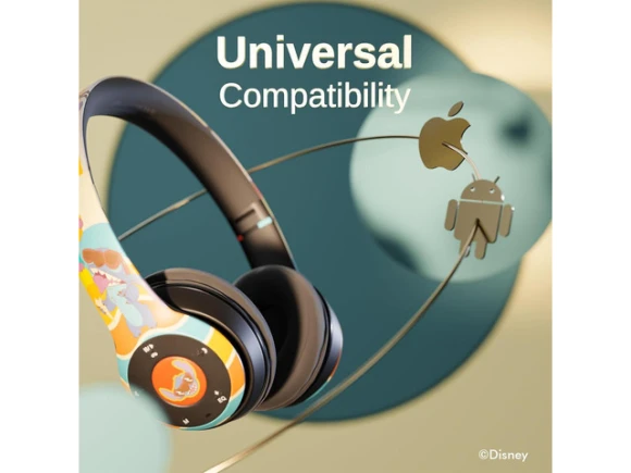 Foldable Over-Ear Headphones — Wireless Earbuds, Disney