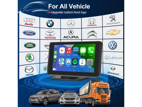 Portable Car Stereo — Car Infotainment System, Trisvision