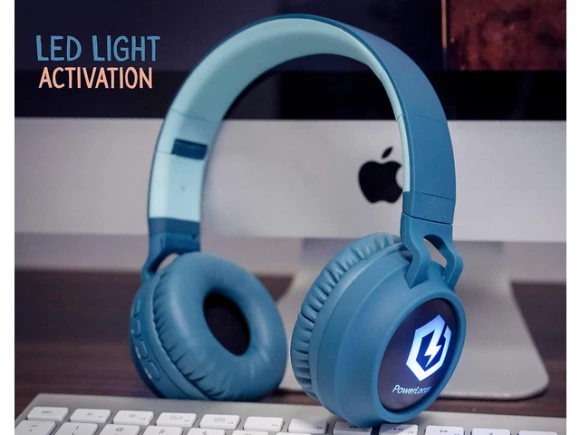 Wireless Over-Ear Headphones for Kids — Wireless Earbuds, PowerLocus