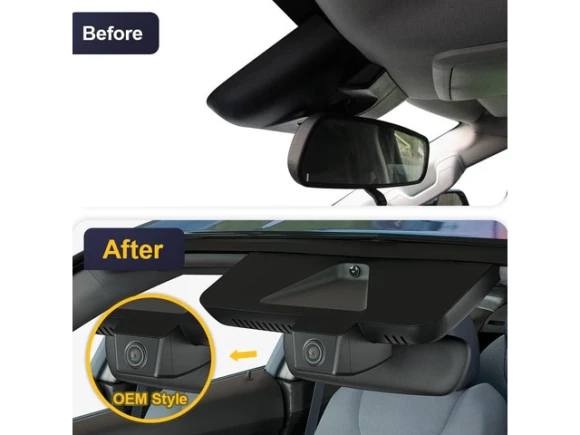 4K Front and Rear Dash Camera for Toyota Tundra and Sequoia — Dash Cam, Fitcamx