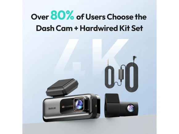 4K Front and Rear Dash Camera — Dash Cam, BOTSLAB