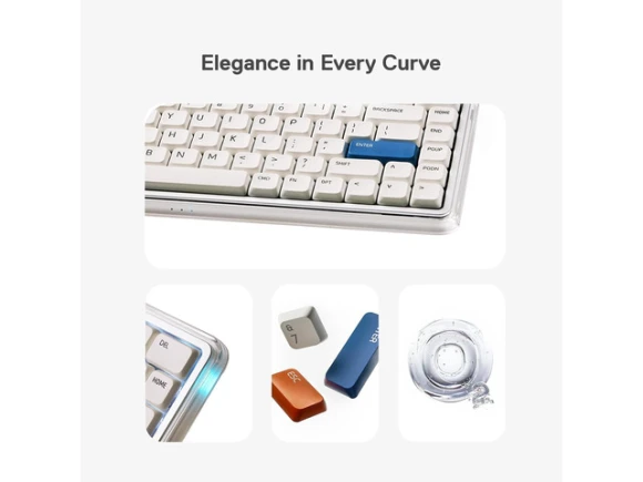 75% Low-Profile Wireless Mechanical Keyboard — Bluetooth Keyboard, MelGeek