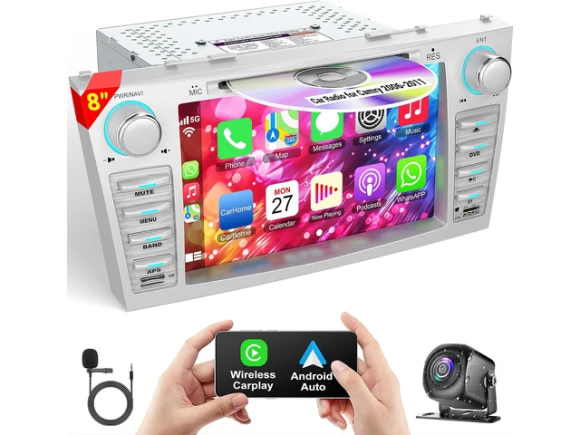 8-Inch Car Radio / Head Unit for Toyota Camry, 2006–2011 — Car Infotainment System, Trisvision