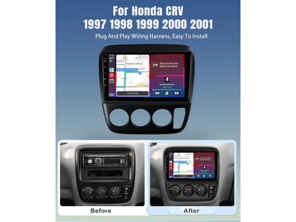 9-Inch Car Stereo Radio for Honda CRV — Car Infotainment System, Naifay