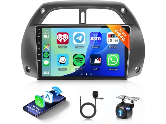 9-inch Car Stereo Radio for Toyota RAV4 (2001–2006) — Car Infotainment System, Trisvision