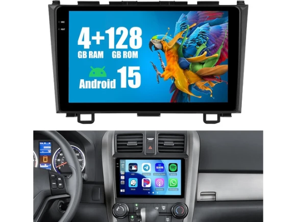 9-inch Touch Screen Car Radio for Honda CRV, 2007–2011 — Car Infotainment System, Trisvision