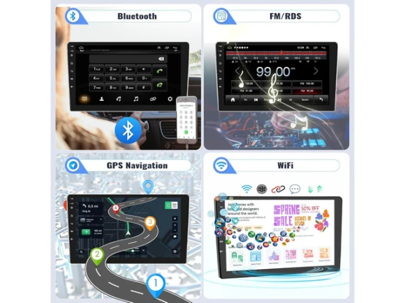 Android Car Stereo Radio for Honda Fit/Jazz — Car Infotainment System, SIXWIN
