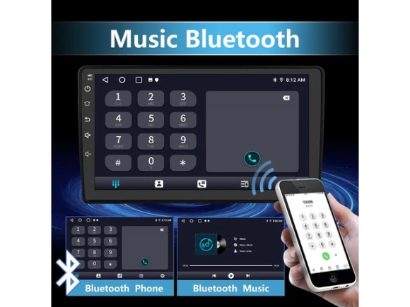 Car radio stereo for Jeep Wrangler JK, Dodge Ram and Grand Cherokee — Car Infotainment System, AWESAFE