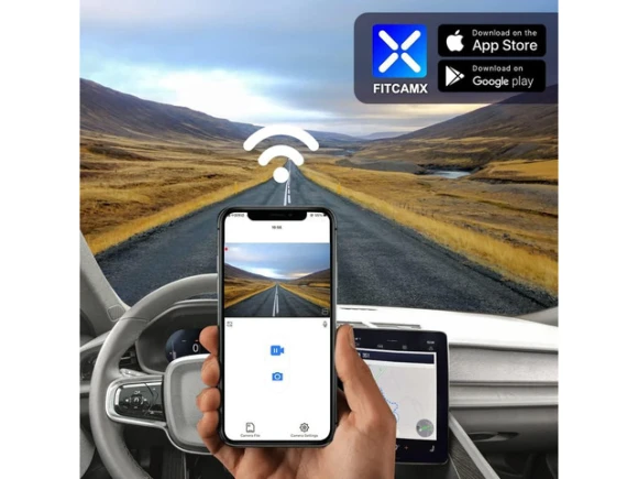 Dash Cam for Polestar 2 2021–2026 Peformance Plus Launch Edition with 64GB Card — Dash Cam, Fitcamx
