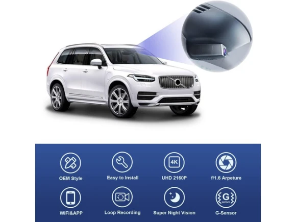 Dash Cam for Volvo XC90 2016–2022 T5 T6 T8 — Dash Cam, Fitcamx