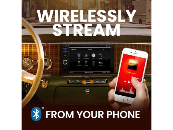 Double-DIN Car Stereo with 6.2-Inch Touchscreen — Car Infotainment System, BOSS AUDIO SYSTEMS