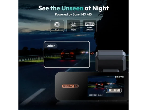 Dual Dash Camera with 64GB Card — Dash Cam, BOTSLAB