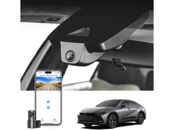 Front-and-Rear Dash Camera for Toyota Crown — Dash Cam, Trisvision