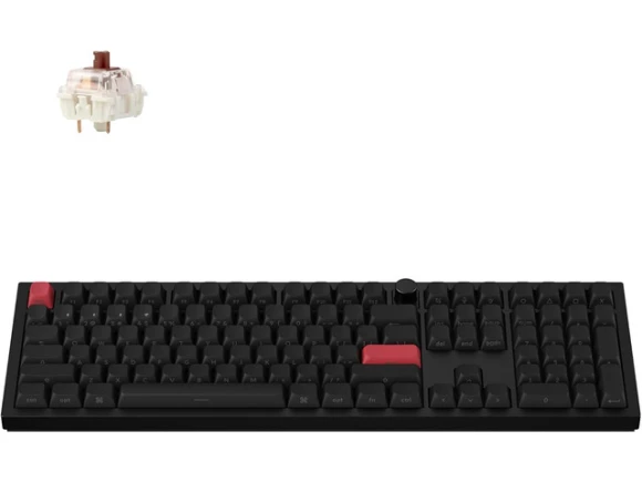 Black Custom Mechanical Keyboard — Bluetooth Keyboard, Keychron