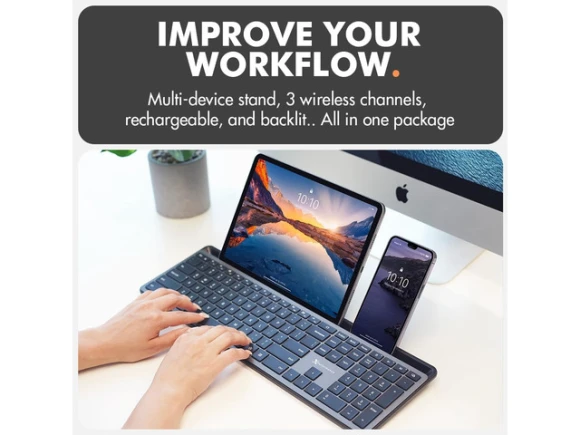 Full-Size Bluetooth Keyboard — Bluetooth Keyboard, SUNIVISION
