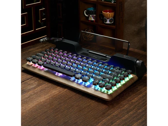 Retro Mechanical Keyboard — Bluetooth Keyboard, 7KEYS