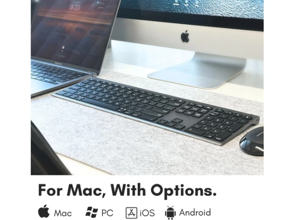 Wireless Bluetooth Keyboard for Mac Computers — Bluetooth Keyboard, Macally