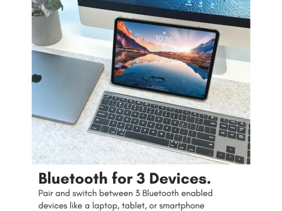 Wireless Bluetooth Keyboard for Mac Computers — Bluetooth Keyboard, Macally