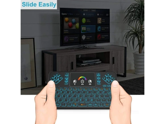 Wireless Keyboard with Touchpad and Colorful Backlighting — Bluetooth Keyboard, Trisvision
