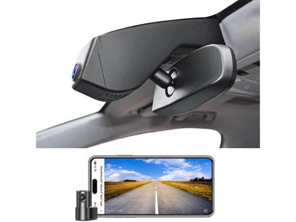 4K Front and 1080p Rear Dash Camera with 128 GB Card for GMC Acadia 2017–2023 — Dash Cam, SUNIVISION