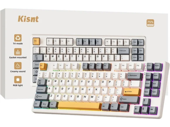 75% Compact Wireless Mechanical Keyboard — Bluetooth Keyboard, SUNIVISION