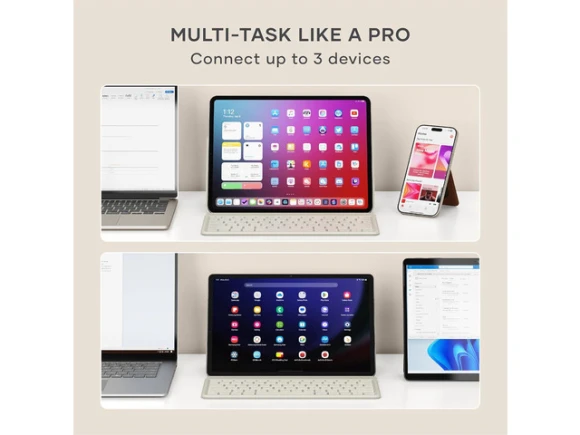 Bluetooth Keyboard, Sand — Bluetooth Keyboard, Satechi