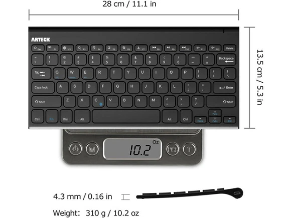 Bluetooth Keyboard — Bluetooth Keyboard, Arteck