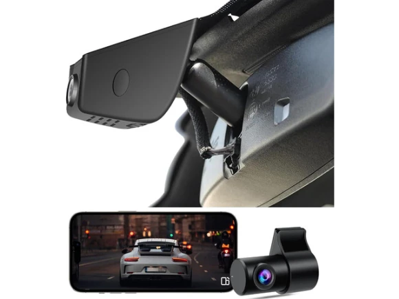 Dash Camera Set with Front and Rear Cameras and 128GB Card — Dash Cam, SUNIVISION