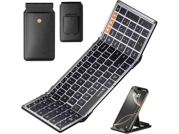 Foldable Bluetooth Keyboard, True Full Size — Bluetooth Keyboard, ProtoArc