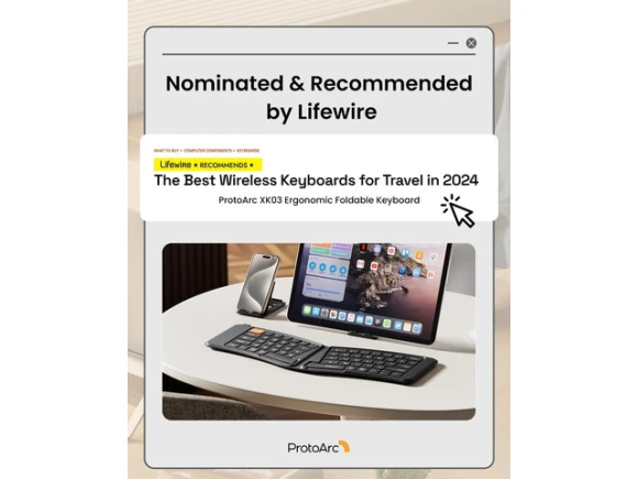 Foldable Bluetooth Keyboard — Bluetooth Keyboard, ProtoArc