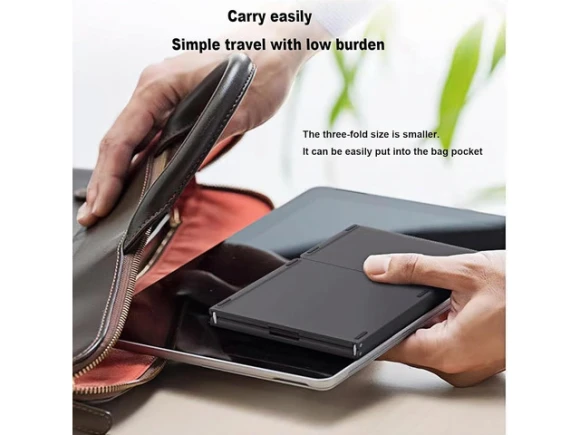 Grey Foldable Bluetooth Keyboard — Bluetooth Keyboard, Guiheng